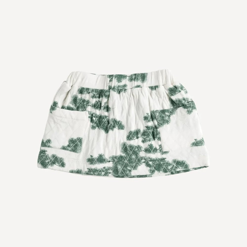 NWT Kate Quinn Quilted Pocket Skirt Bamboo Pine - Picture 1 of 1